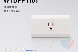 Panasonic 國際牌 星光系列 WTDFP1101 埋入式附接地極單插座（附蓋板）