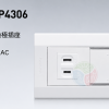星光系列 WTDFP4306 埋入式螢光單開關 單插座