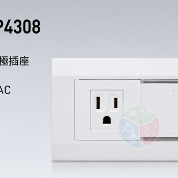 Panasonic 國際牌 星光系列 WTDFP4308 埋入式雙切開關＋單插座（附蓋板）