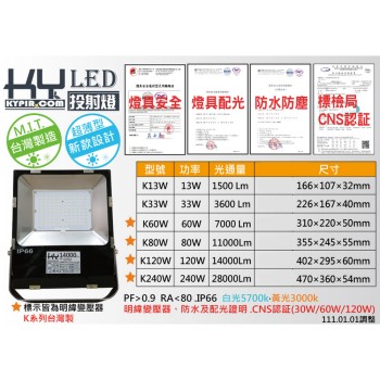 KY LED戶外防水投射燈