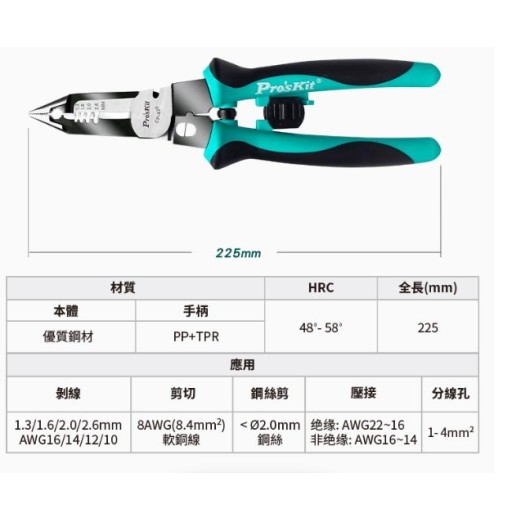 CP-420多功能電工鉗